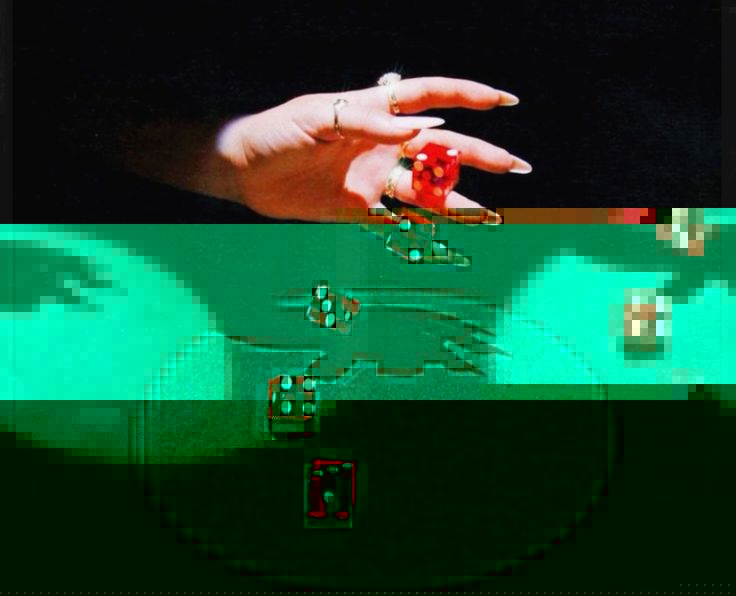 Dice Glitch — glitch art piece